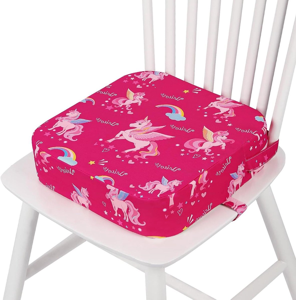 Kinderstoelverhoger - Cartoon stoel - Comfortabel eten - Antislip onderkant - 32x32x8 cm - Eenhoorn