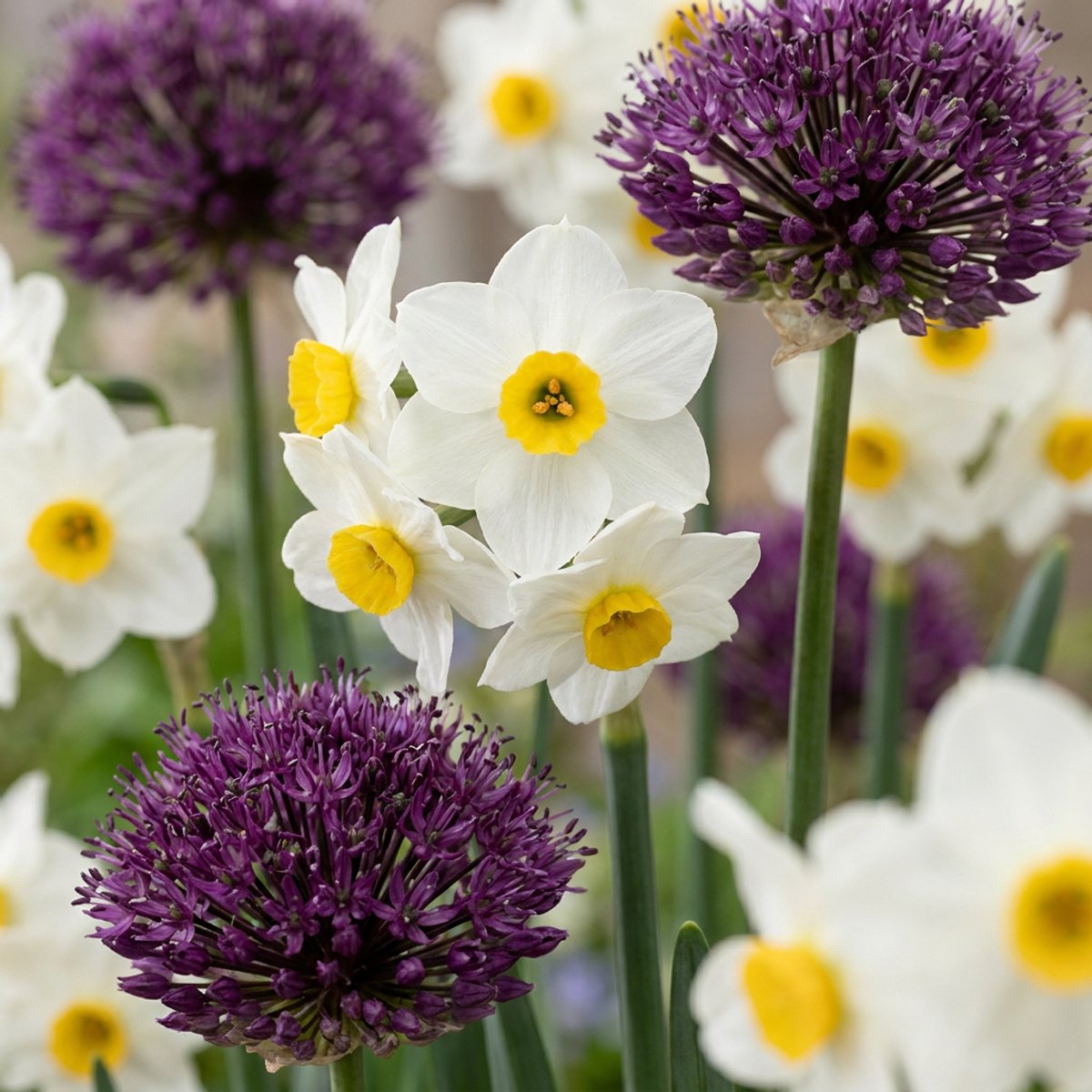 Green boutiQ - 140x Bulb Dry Garden - Droge tuin bollenplanten - Diversen - Zomerbloeier - Bolmaat 10/12