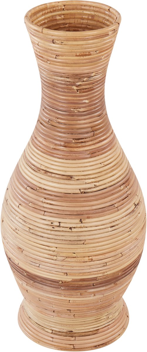 Beliani TRINISA - Decoratieve vaas - Natuurlijk - Rotan