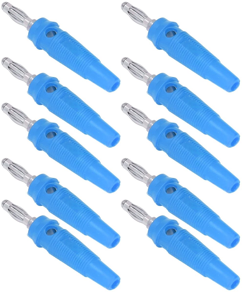 Elzusha - 10 Stuks 4 Mm Banaanstekkeraansluiting Terminalconnectoren voor Elektronica