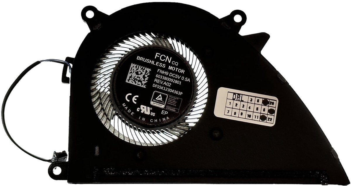 Elzusha - Laptop Koelventilator - Compatibel met HP ProBook en 17-CN modellen