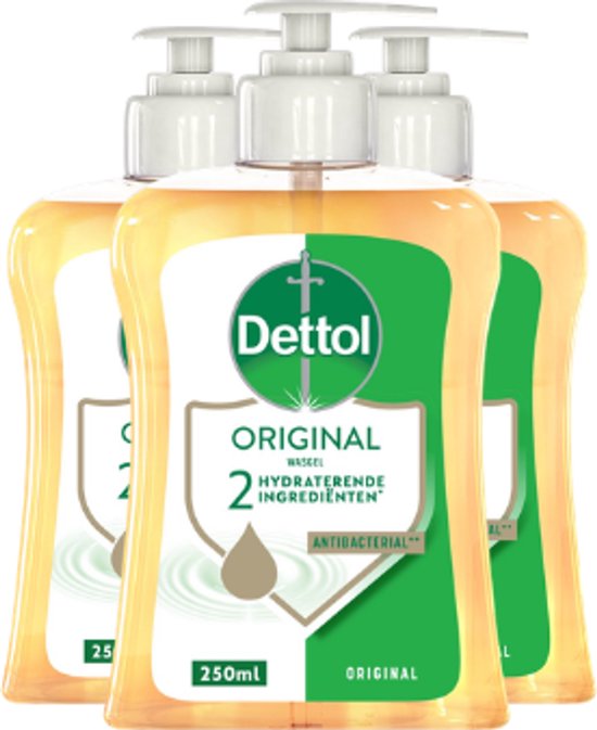 Dettol Handzeep Original - 3 x 250 ml - Grootverpakking