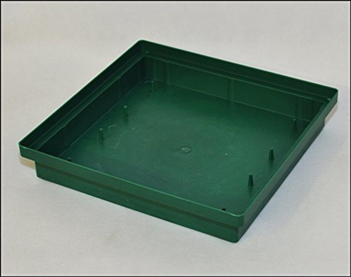 Elzusha - Groene sponshouder voor 2 sponzen, Set van 6