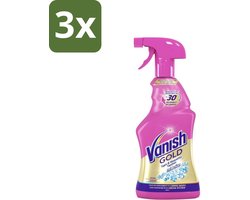 3 x Vanish Oxi Action Gold - Vlekkenverwijderaar Spray - Tapijtreiniger - 500 ml - Tapijt Reinigen - Vlekken Verwijderen - Tapijt Vlekverwijderaar - Tapijt Reiniger - Vlekken Verwijderen Spray