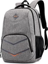 Rugzak - Grijs - Back to School Backpack - Laptopvak 15.6 Inch - 24 Liter