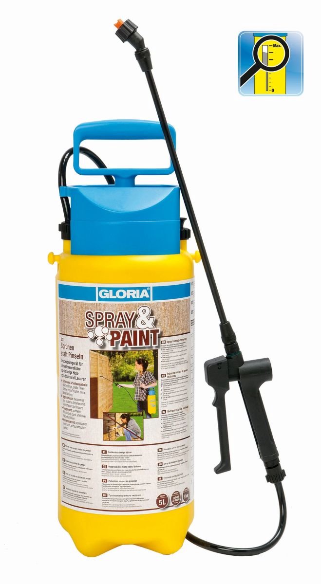 Gloria Haus und Garten 000101.0000 Spray&Paint Drukspuit 5 l van Merkloos	 — afbeelding 3