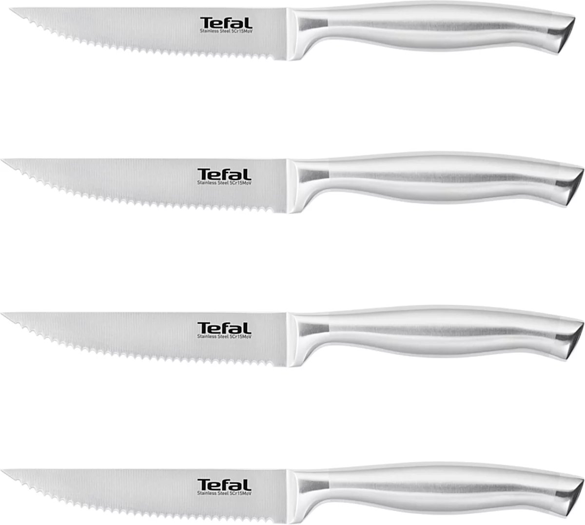 TEFAL 4-delige steakmessen set