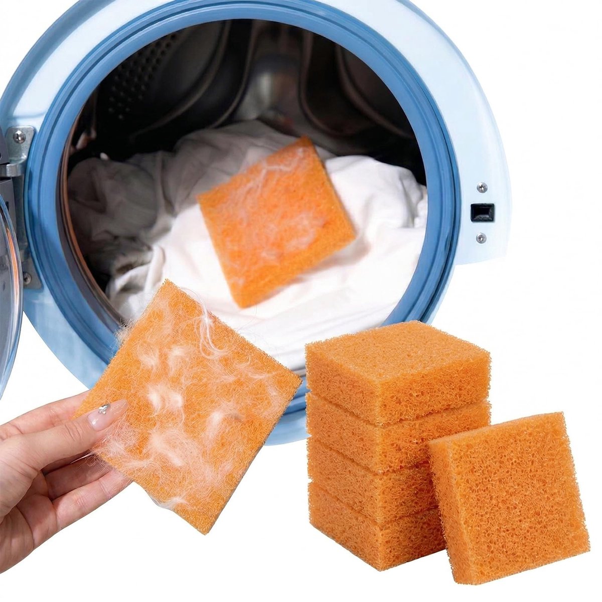 Solidchoice - Herbruikbare Haardetector voor Wasmachine