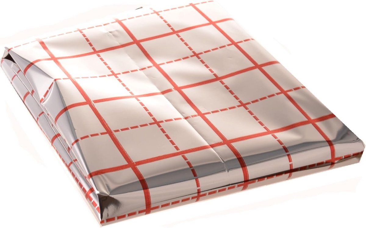 Vloerverwarming Rasterfolie - Aluminium - 5 m² - Isolatiefolie met 10 x 10 cm Raster - Voor Vloerverwarming Installatie