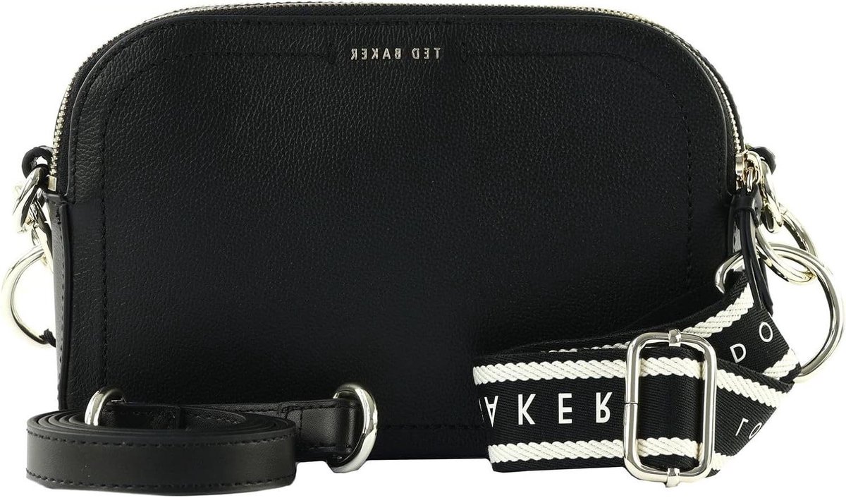 Schoudertas - Crossbody tas - Dagelijks gebruik - Verstelbare schouderriem - 22 x 15 x 5 cm - Zwart