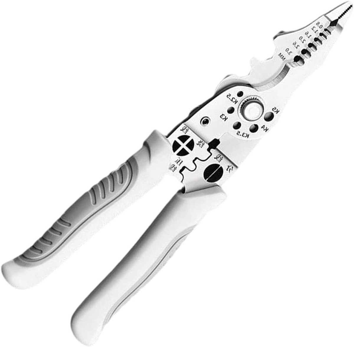 Elektrische Draadstripper - Kabeltang Schaar - Efficiënt Bedraden - Precisie Snijkant - 21 cm - Zwart
