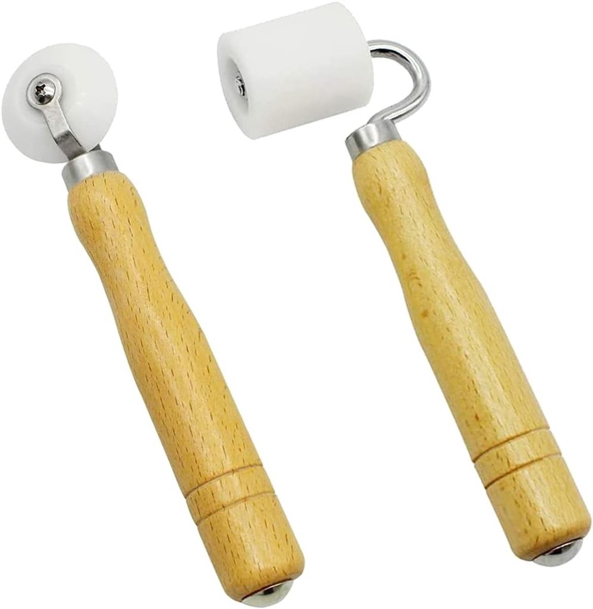 Decoratieve Verfroller Set van 2, Plat Drukroller voor Hoeken en Randen, Ideaal voor Wanddecoratie en DIY Projecten in Huis