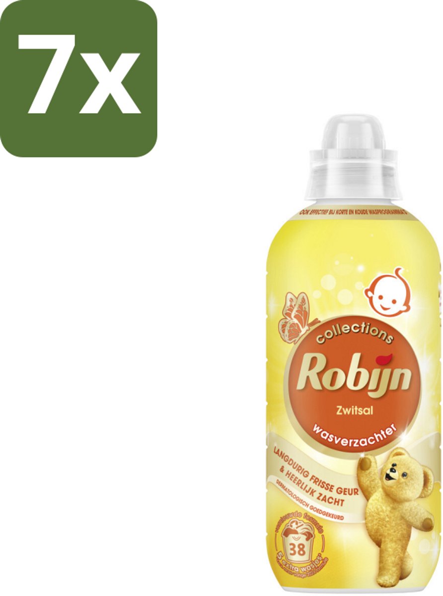 7 x Robijn – Wasverzachter – Zwitsalgeur – 765 ml - Koffiezetapparaat