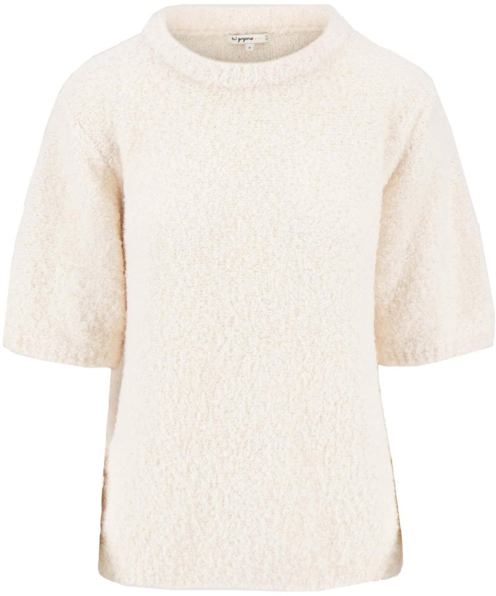 Zusss Trui Boucle Trui Korte Mouw 0305 0031 1007 Off White Dames Maat - M