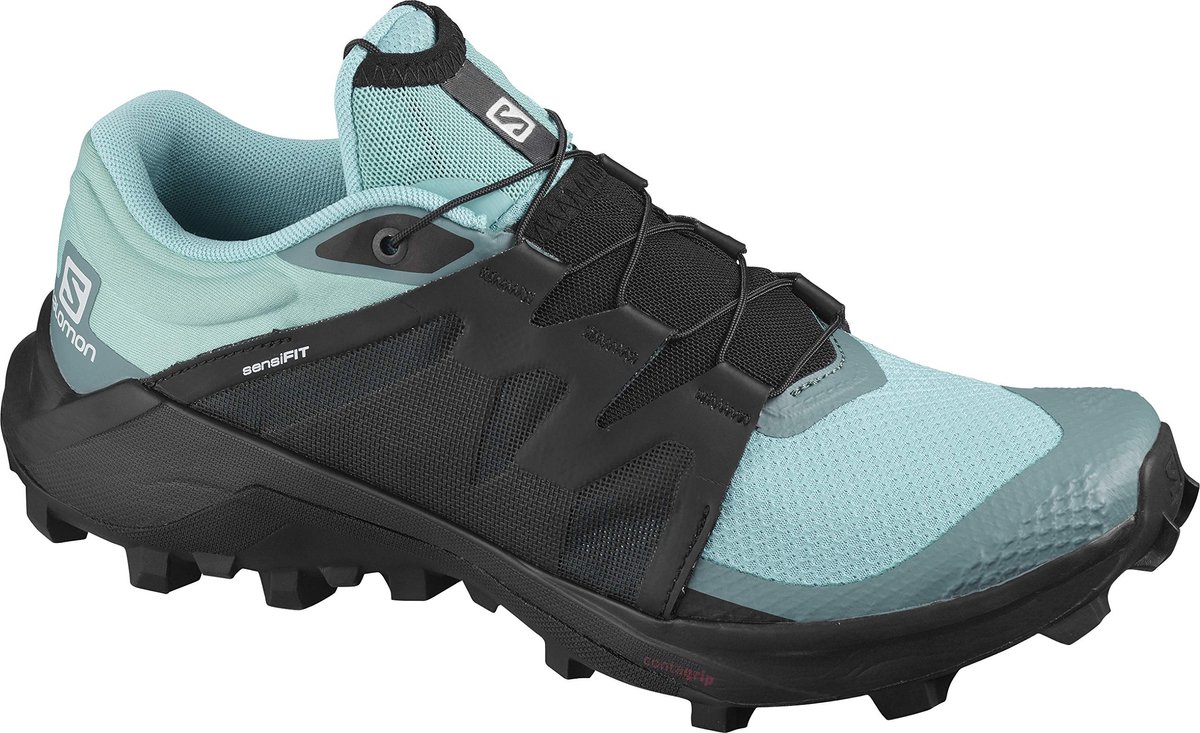Salomon Wildcross - Hardloopschoenen - Zwart/Groen - 37 1/3