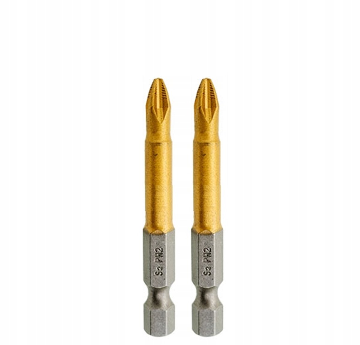 Merkloze PH2 Schroefbits 50mm - 10 stuks
