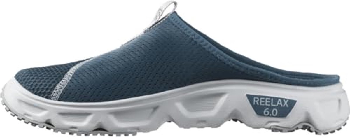 Salomon Reelax Slide 6.0 - Slippers - Blue Ashes / White / Pearl Blue - 42