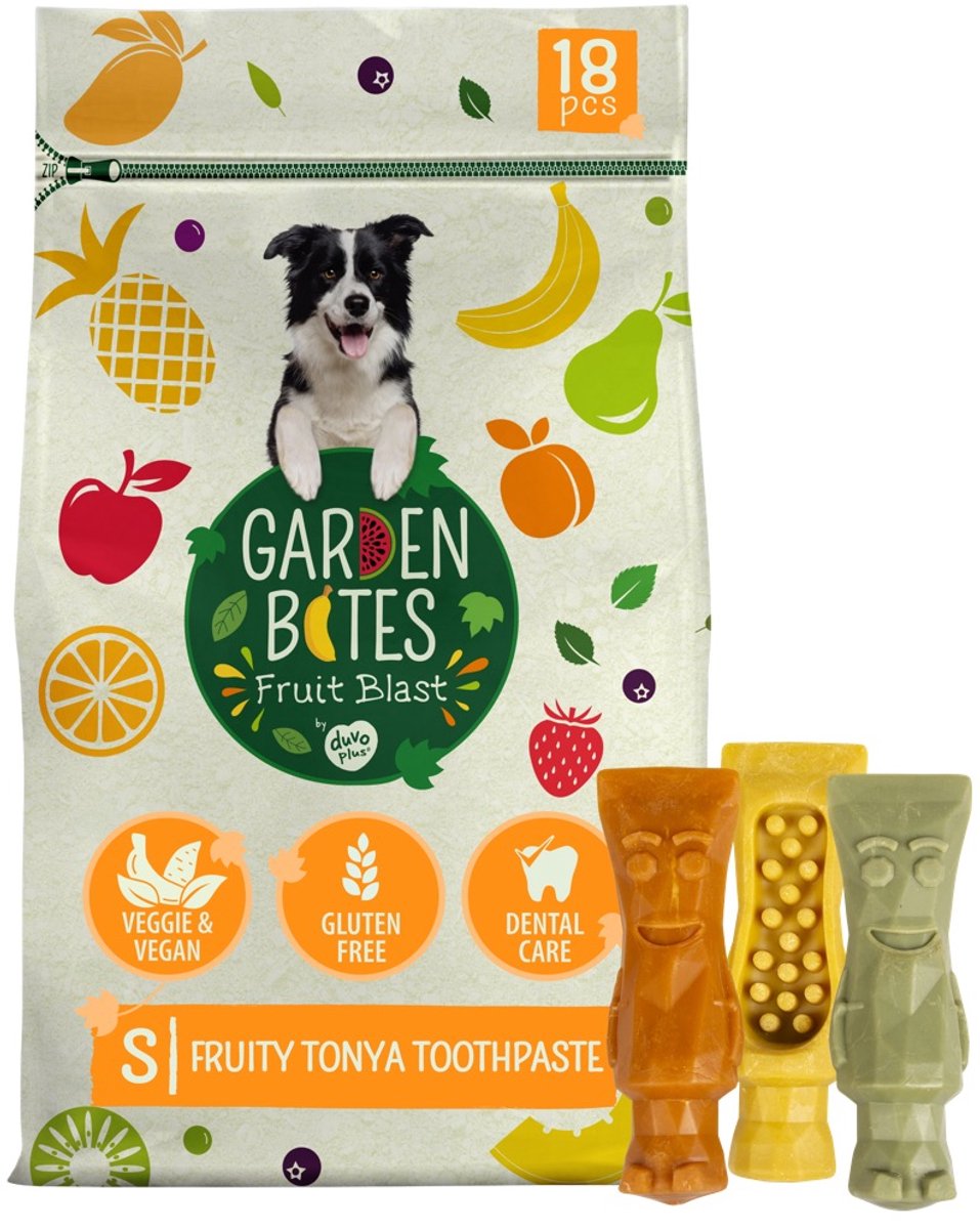 Garden Bites Fruity Tonya Toothpaste hondensnack 2 x S