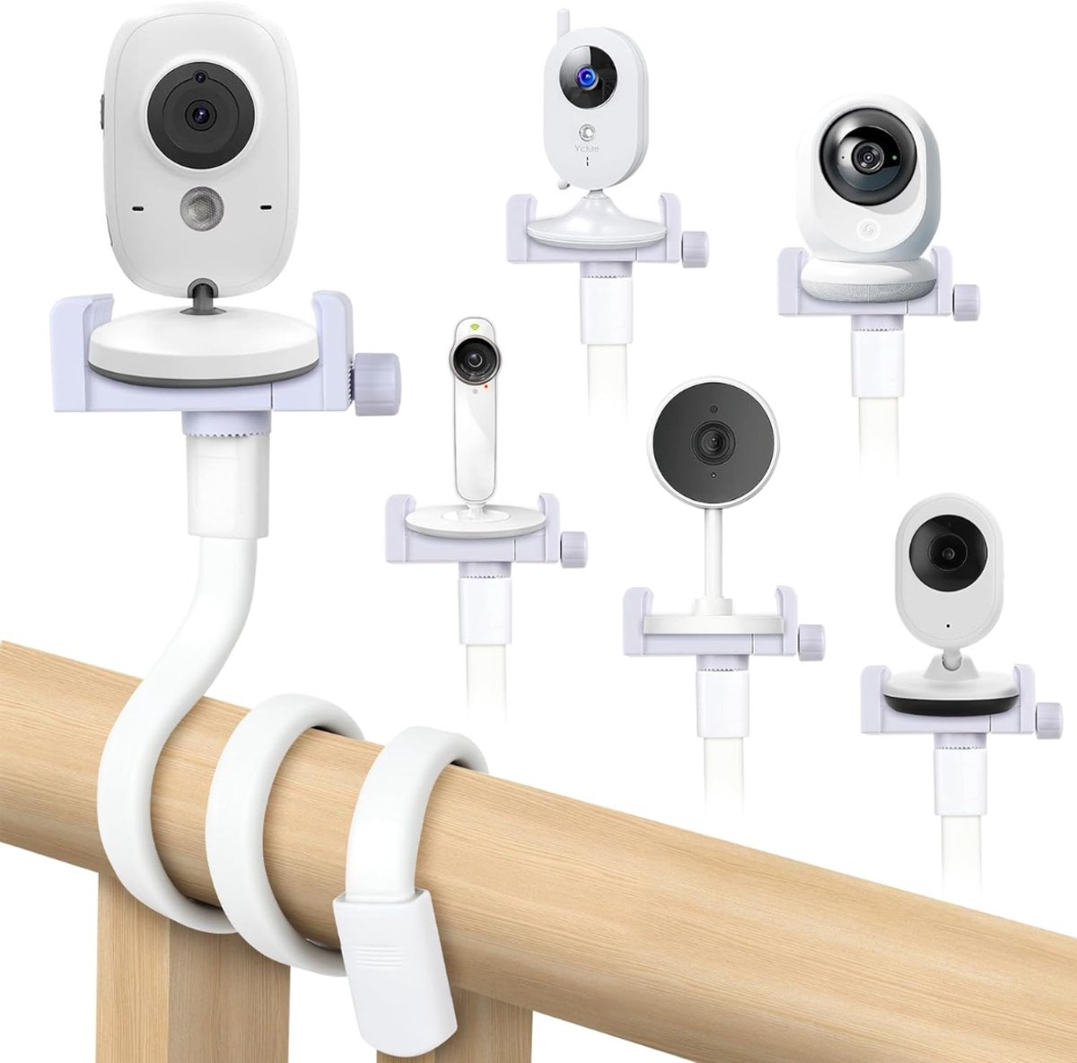 ZRNS® Babyfoon Houder - Babyfoonhouder Standaard - Klembevestiging - Universeel