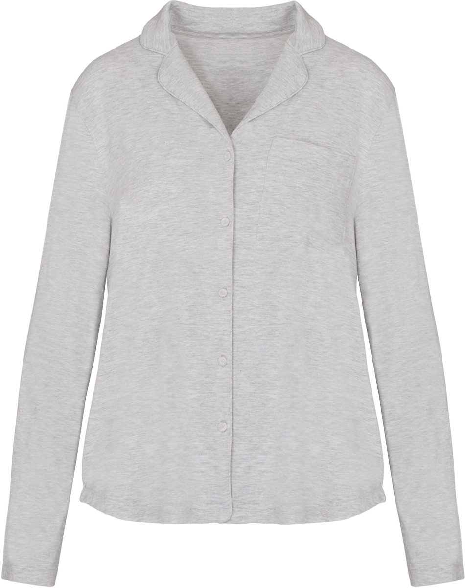 Hunkemöller Essential Jersey Long-Sleeved Jacket Grijs
