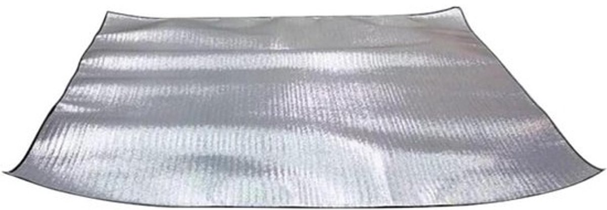 Aluminiumschuim Mat - Isolerende Folie - Kamperen en Slapen - Dubbelzijdig Waterdicht - 200 x 200 cm - Zilver