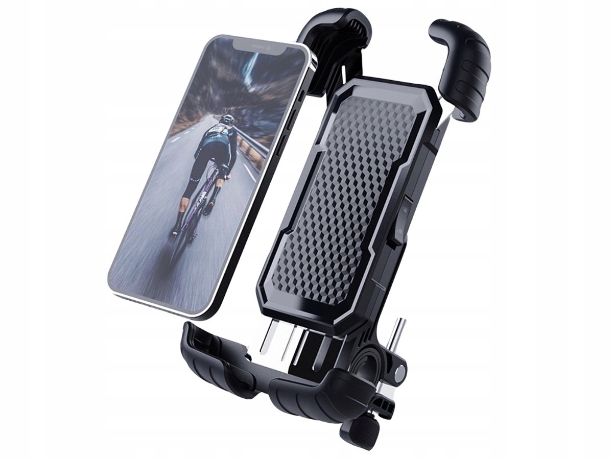Anti‑shock telefoonhouder voor het stuur – Fiets, Motor, Scooter – Universeel, 360° draaibaar