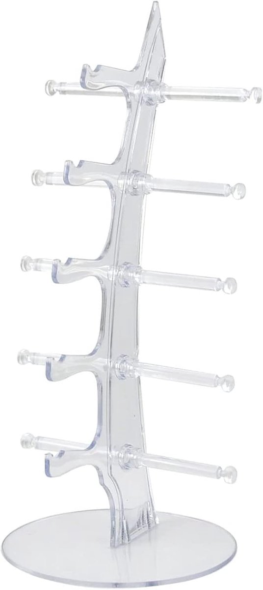 Brillenstandaard - Display Stand - Brillenhouder - Houder Voor Brillen - Brillenstandaard - zonnebrilrek - kan meerdere brillen bewaren voor zonnebrillen - Brillenhouder - Transparant