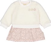 B.E.S.S Baby Jurk Abigail AOP Pink Leaves maat 62