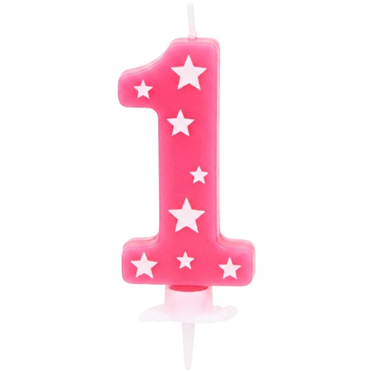 Kaarsjes Verjaardags kaarsje 1 jaar