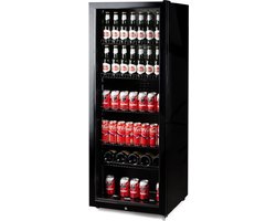 DOMO DO91611BK Drankenkoelkast - Barkoelkast - Glazen Deur - Energieklasse C - 237L - Zwart