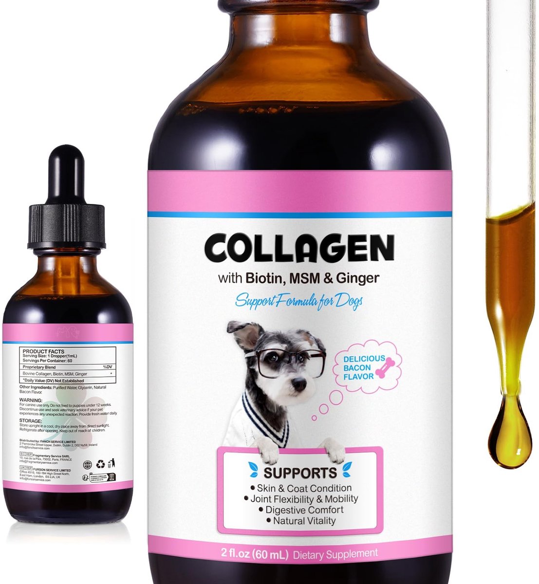 Elzusha - Collageen Supplement voor Honden ter Ondersteuning van Gezonde Gewrichten
