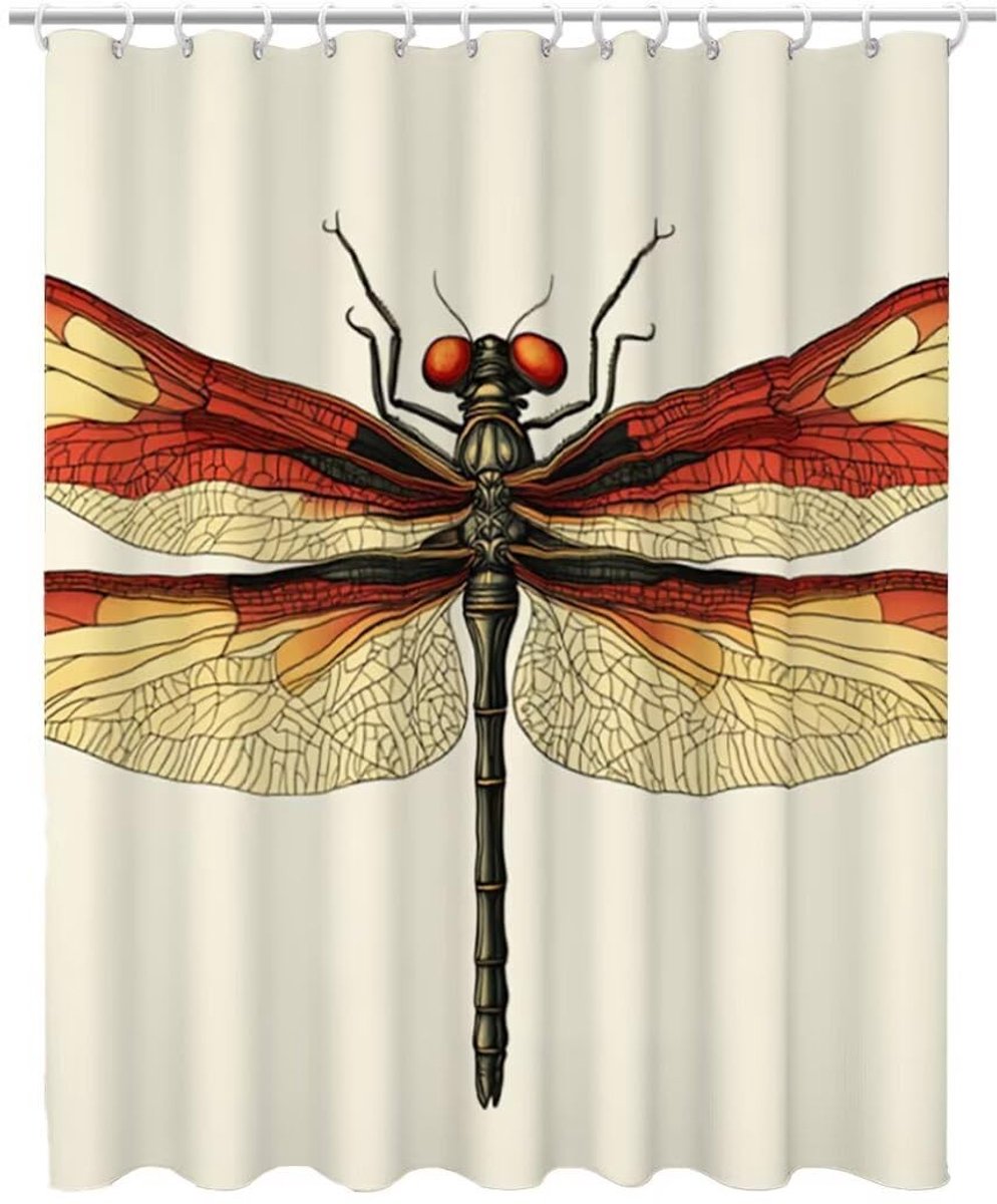 Elzusha - Douchegordijn - Waterdicht polyester - Beige 100 x 200 cm