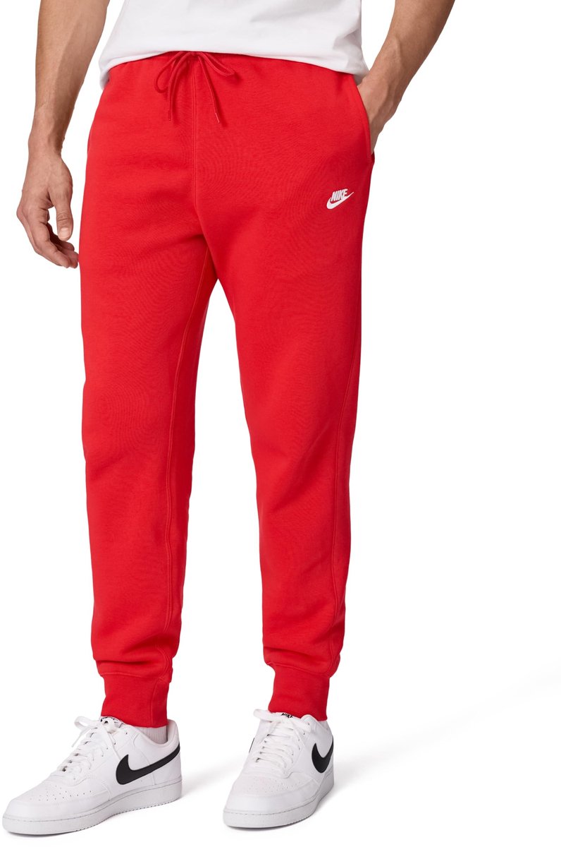Elzusha - Joggingbroek - Zacht Fleece - Universiteitsrood