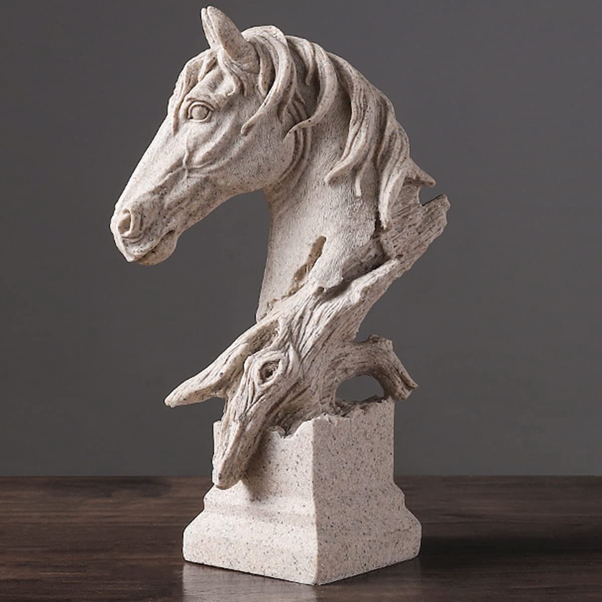 Elzusha - Abstracte Paardenkop Sculptuur voor Woondecoratie