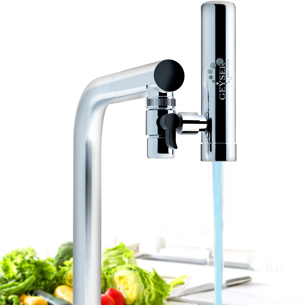 Elzusha - Waterfilter voor Kraan met Uniek Aragon Materiaal