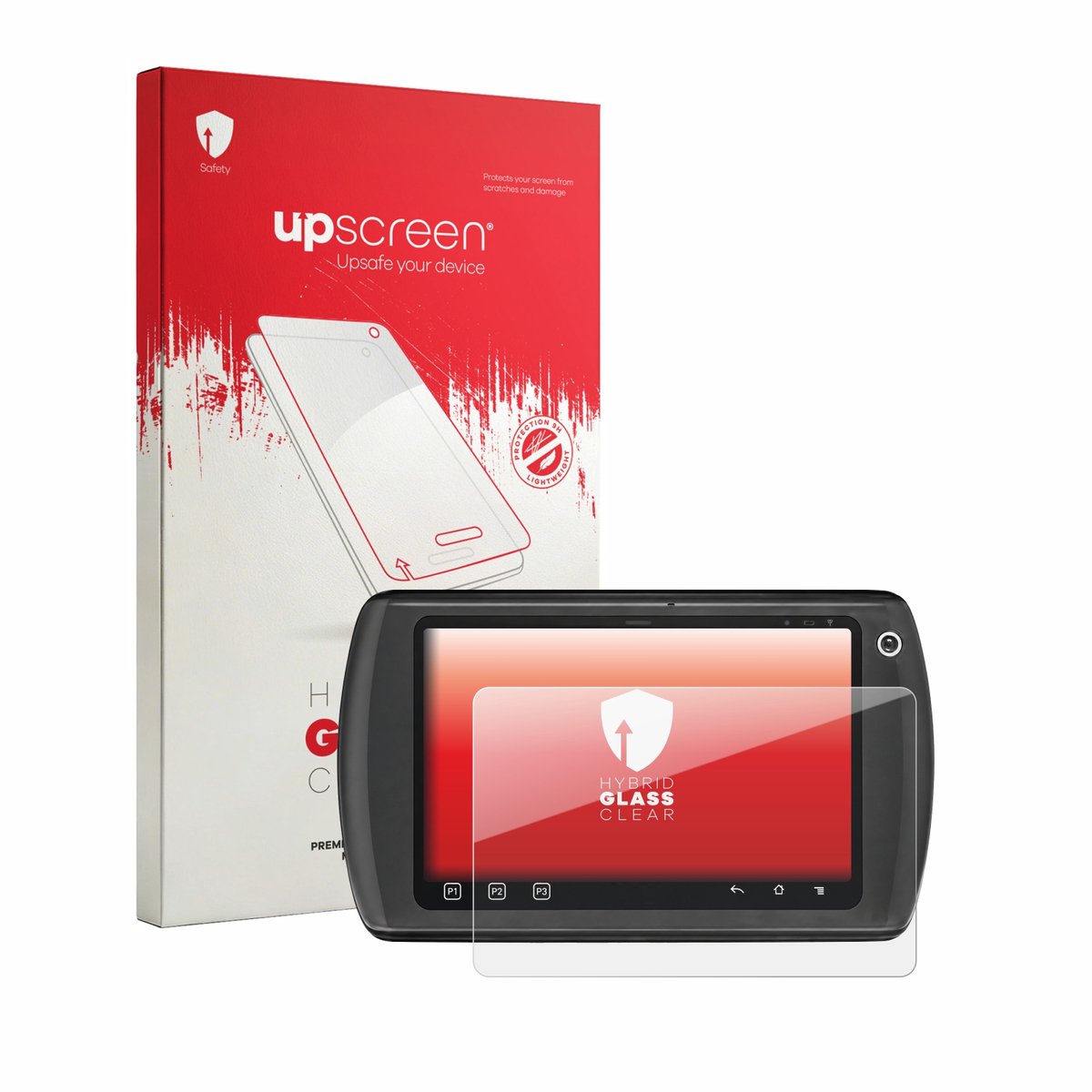 upscreen - Screenprotector voor Zebra ET1 - Folie Beschermfolie Beschermglas transparant