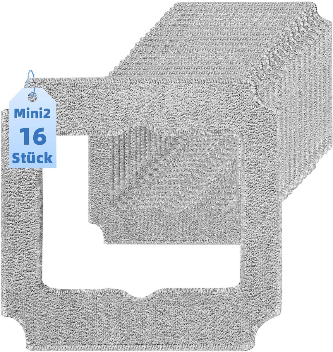 Elzusha - 16 Stuks Reinigingsdoeken voor Window Cleaning Robot