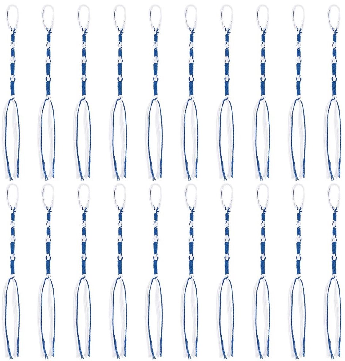 Elzusha - 20 Stuks Tzitzits Tassels voor Gebedssjaal