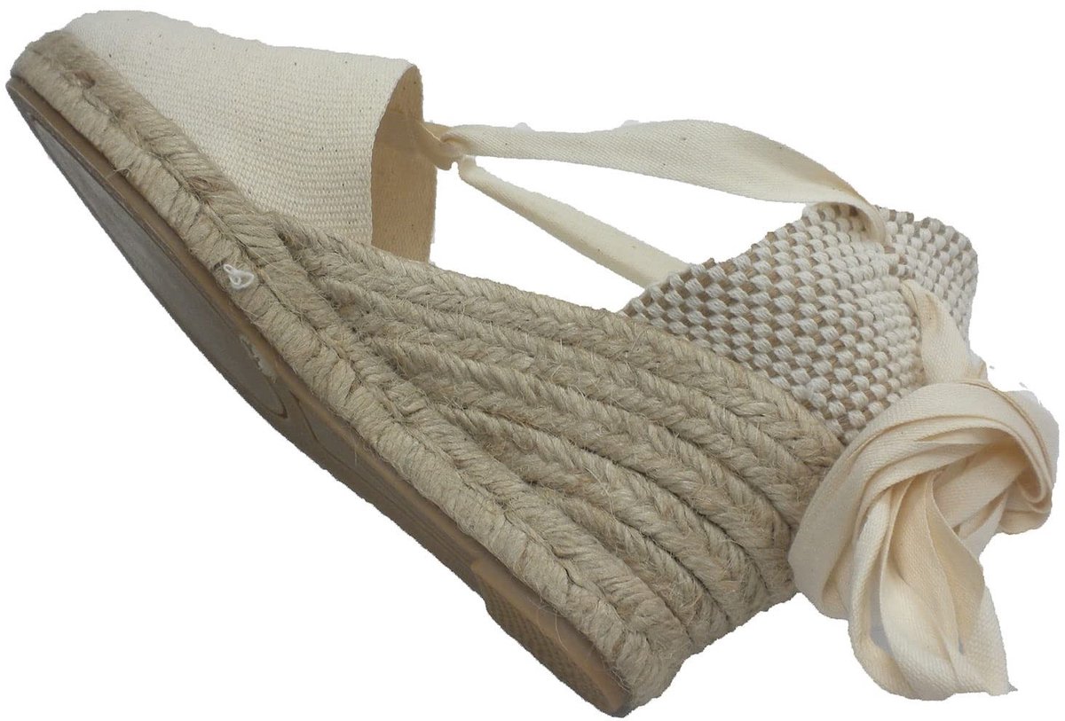 Elzusha - Valenciaanse Damessneakers met Pijpen Beige