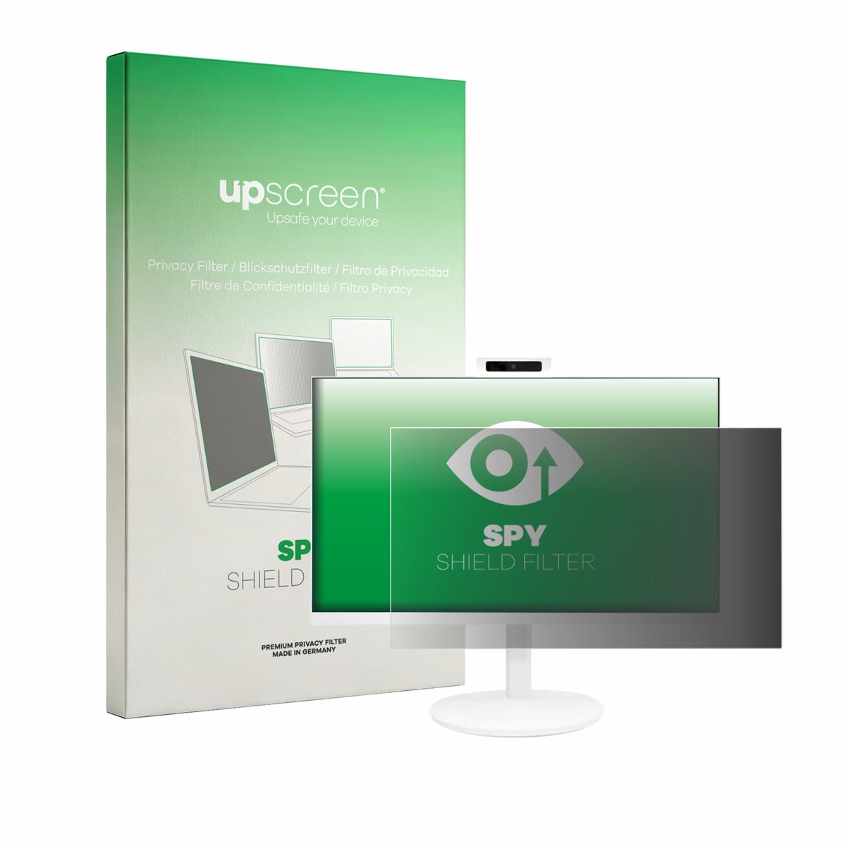upscreen - privacyscherm voor Acer Aspire C27 - privacy filter screenfilter Blauwlichtfilter