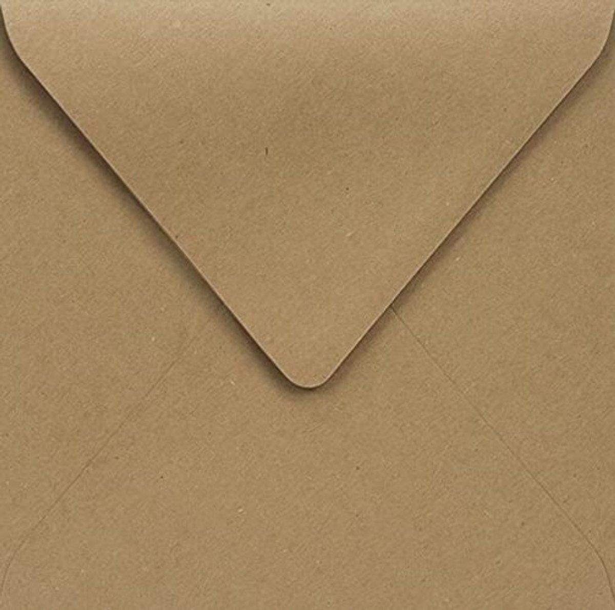 Elzusha - Recycled Kraft Paper Enveloppen - Zandbruin - 100 stuks