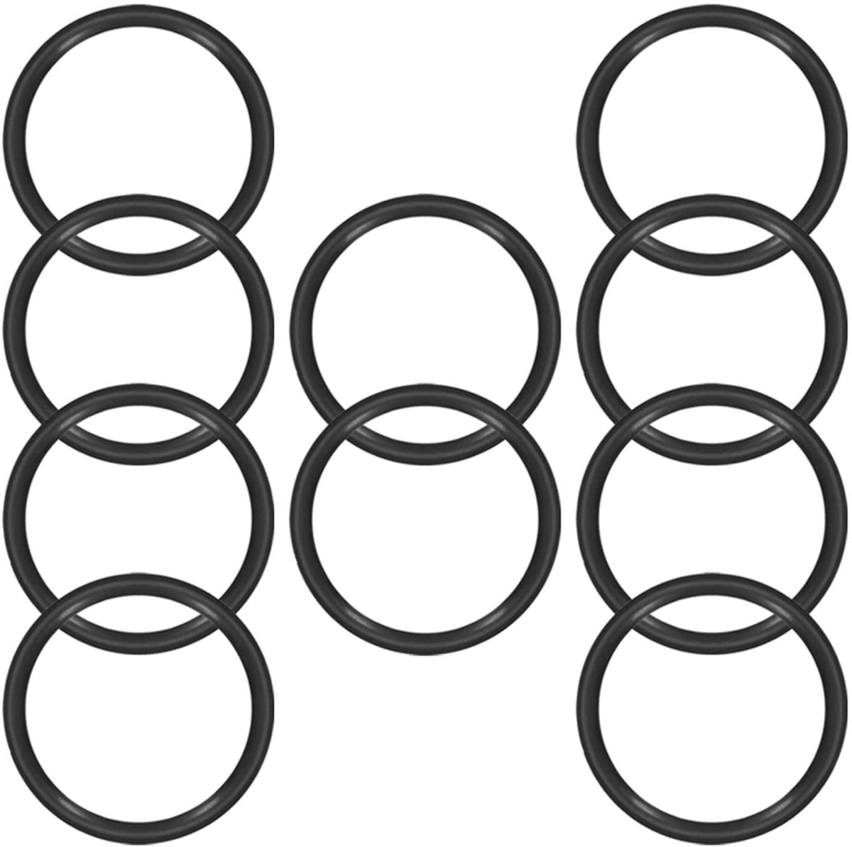 Nitrile rubber O-ringen 85 mm buitendiameter, 75 mm binnendiameter, 5 mm draaddiameter - 10 stuks voor afdichting en isolatie