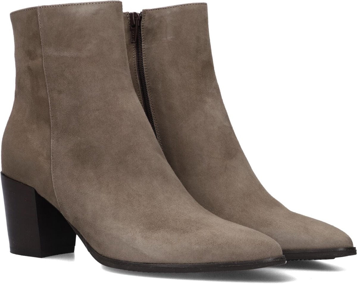 LINA LOCCHI At 156 Enkellaarsjes - Enkelboots met rits - Dames - Taupe - Maat 36