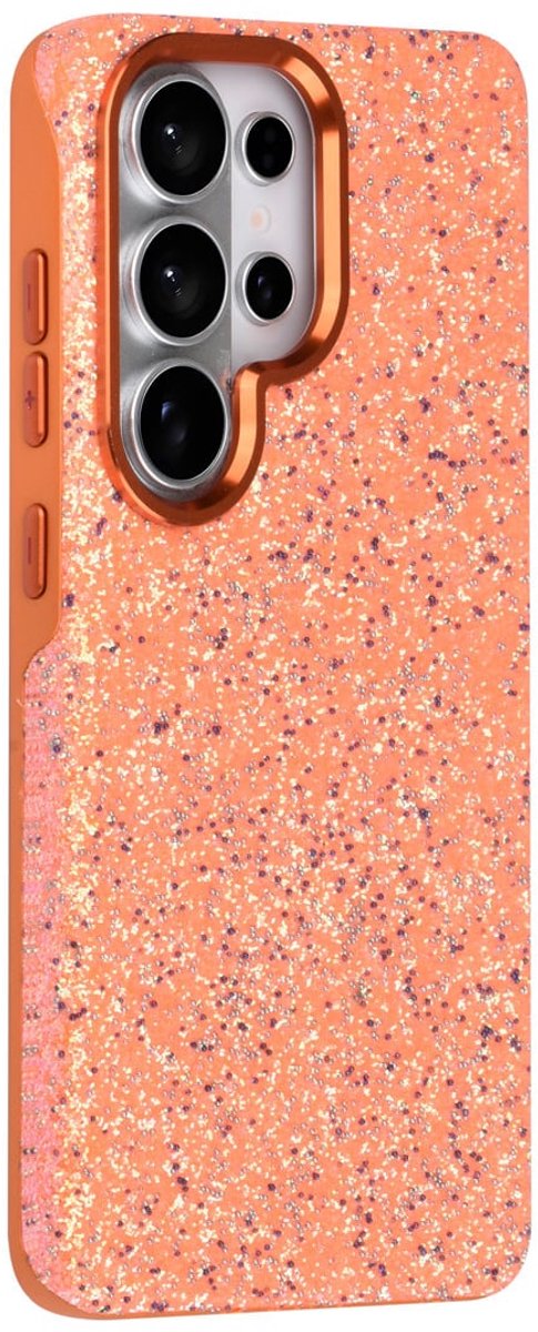 TUNIQ telefoonhoesje voor Samsung Galaxy S26 Ultra - glitter - Oranje