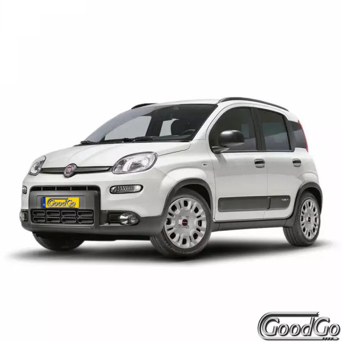 Stootlijsten set zwart voor Fiat Panda 03.2012-01.2025. De stootstrips zijn zelfklevend. Set a 4 stuks (#0047)