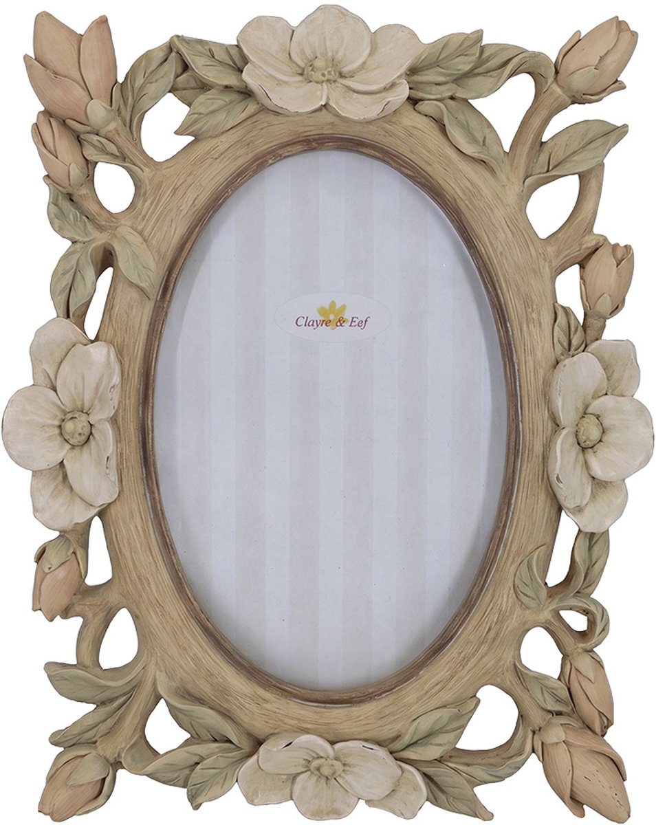 Clayre & Eef Fotolijst Beige Kunststof