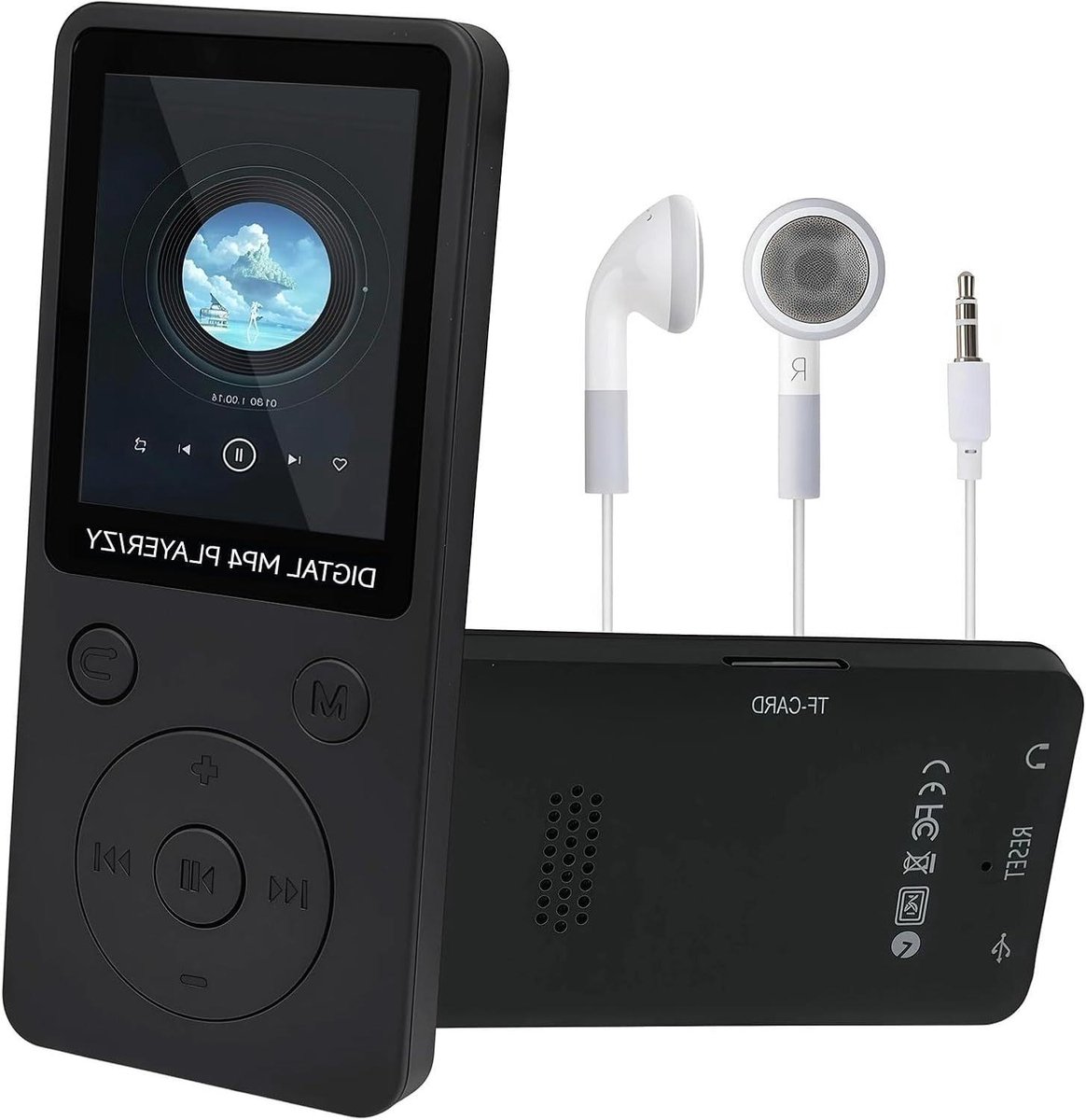 Draagbare MP3-speler - Muziekspeler - Muziek Luisteren - Geïntegreerde Luidspreker - 32 GB - Zwart