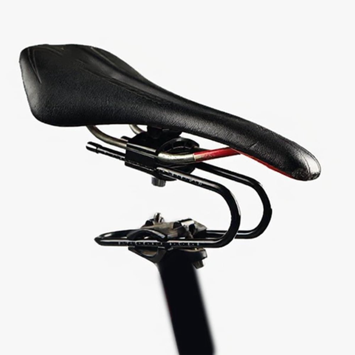 Zitkussen Fiets - Zadel Extender - Comfort Verhoging - Schokabsorberend Ontwerp - 16.5x8.5cm - Zwart