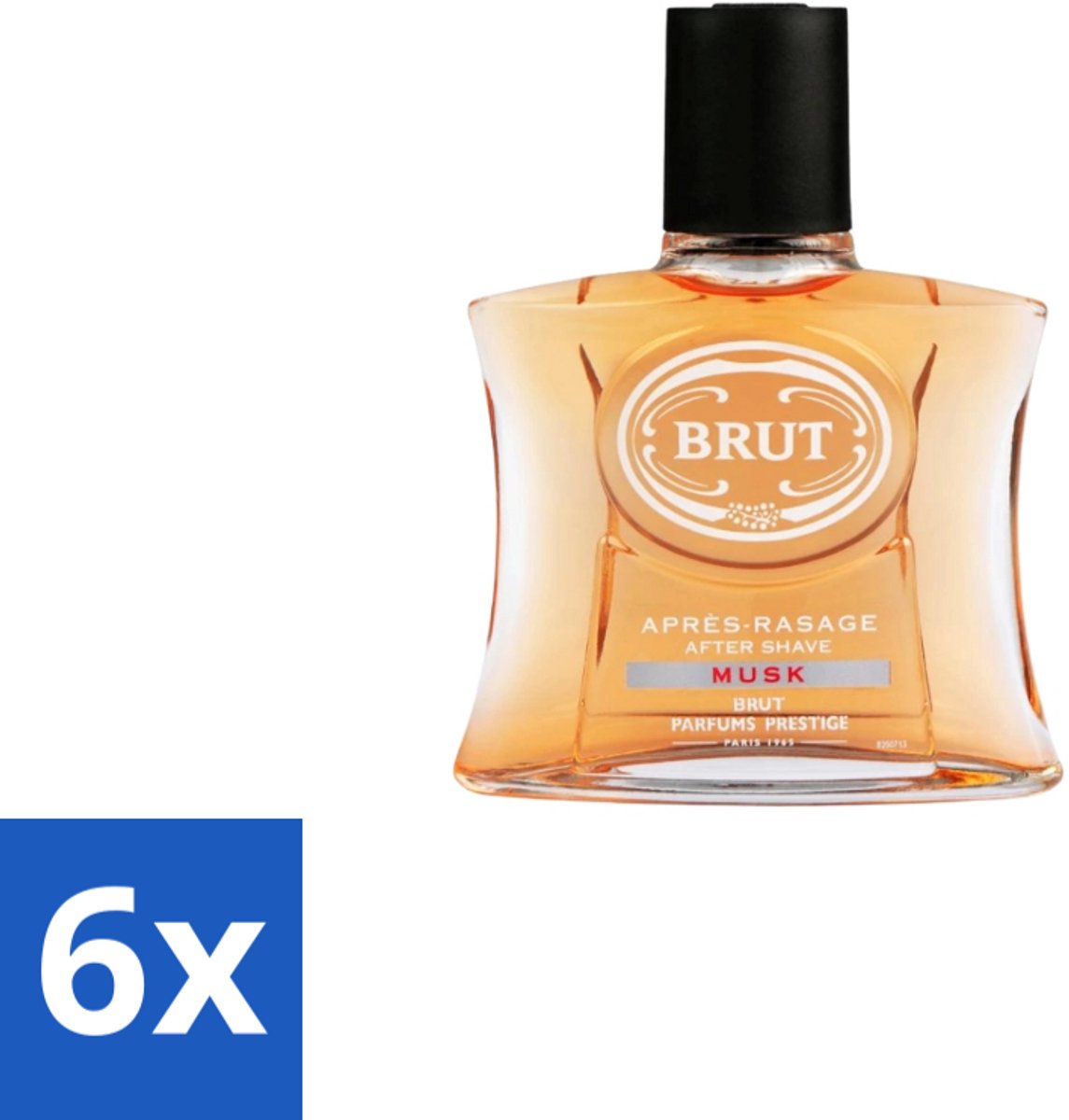 6 x Brut – Aftershave Lotion – Musk – 100 ml - Aftershave - Aftershave Musk - Aftershave Voor Mannen - Herenverzorging - Geur Na Het Scheren