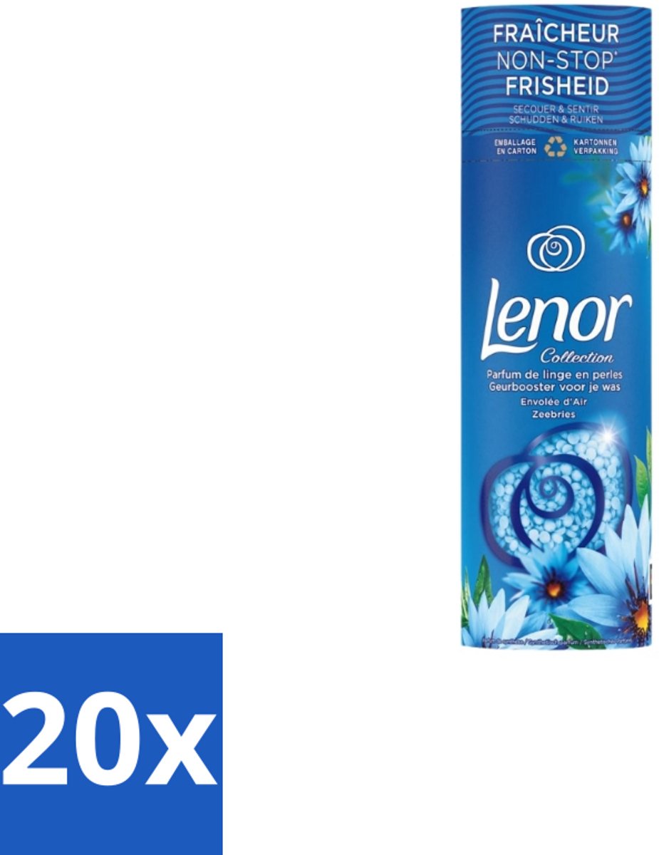 20 x Lenor – In-Wash Geurbooster – Zeebries – 19 wasbeurten - Geurbooster - Wasgeur - Zeebries - Wasmachine - Wasbeurt